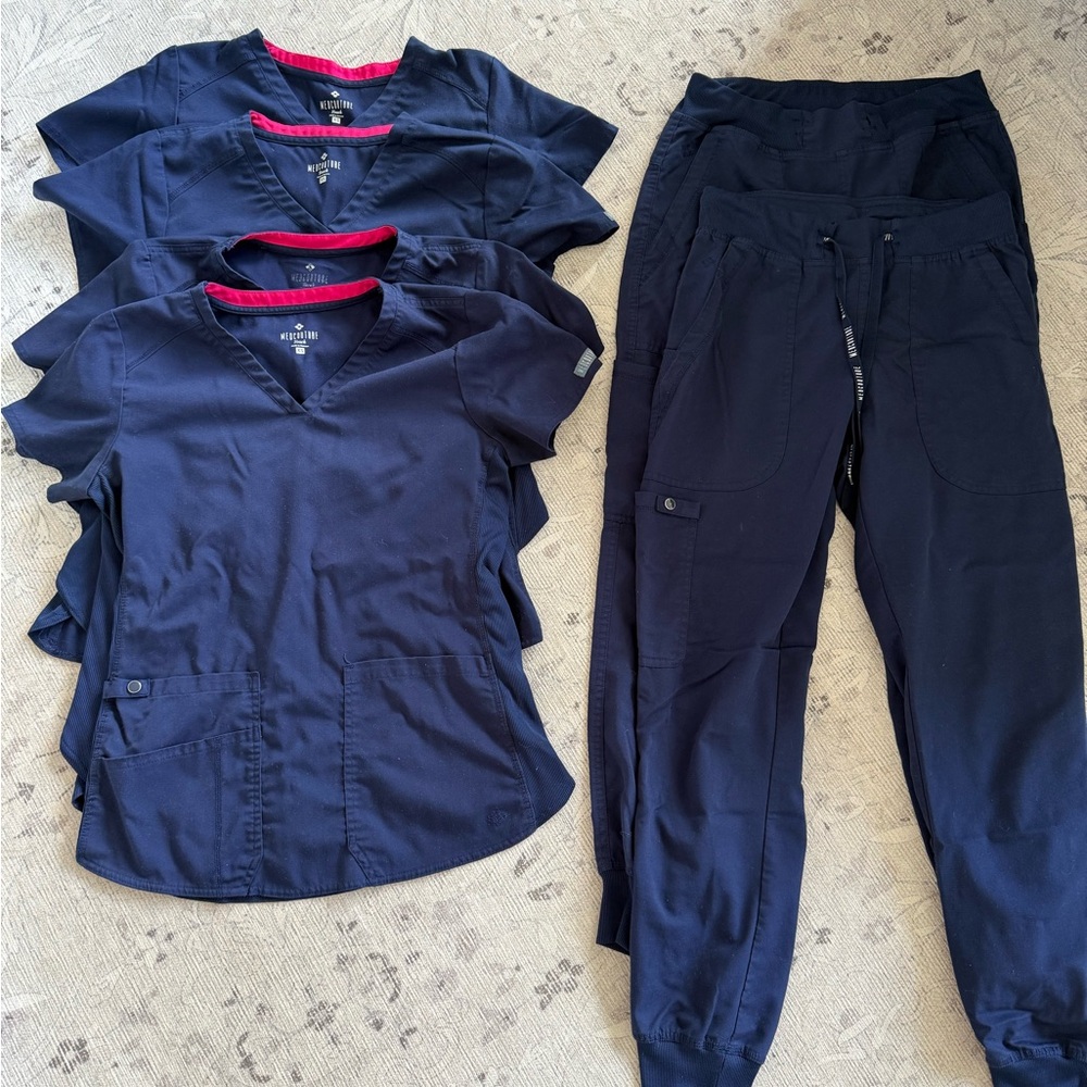 Med Couture Dark Blue Women's Jogger Pants